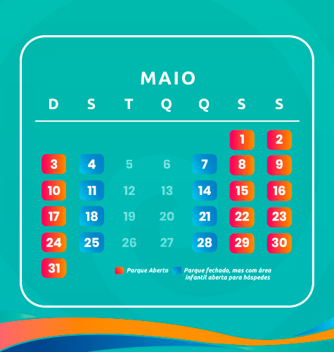 Hospedagem com ingressos para o parque aquático!