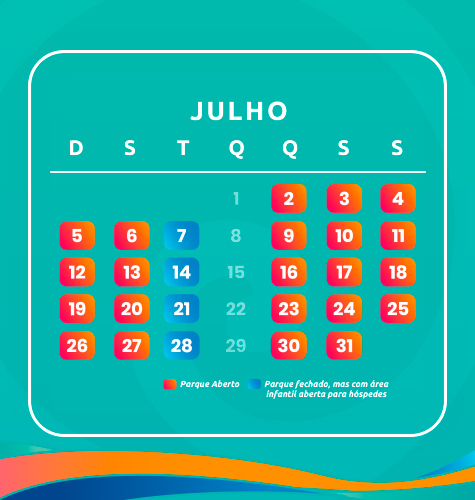 Hospedagem com ingressos para o parque aquático!