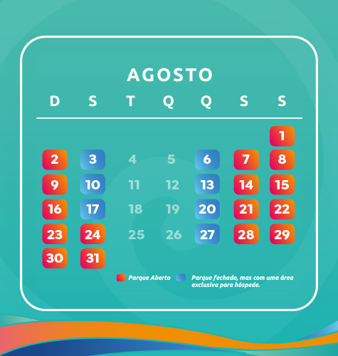 Hospedagem com ingressos para o parque aquático!