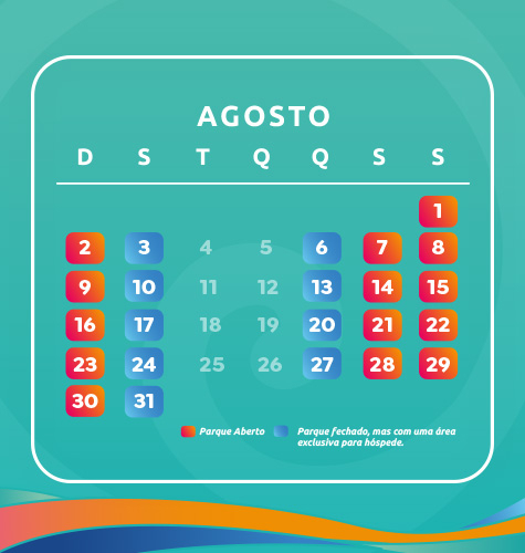 Hospedagem com ingressos para o parque aquático!