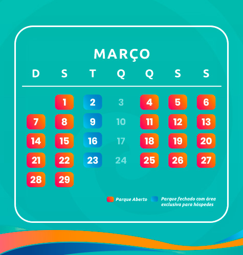 Hospedagem com ingressos para o parque aquático!